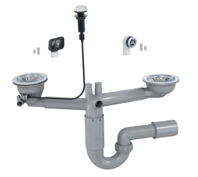 Сифон для мойки Prevex PL2-R9C45-SANT-01 Сифон для мойки Prevex PL2-R9C45-SANT-01