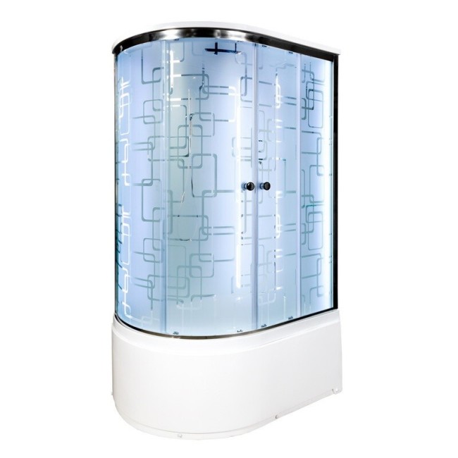 Душевая кабина Deto EM4512RLED+GM