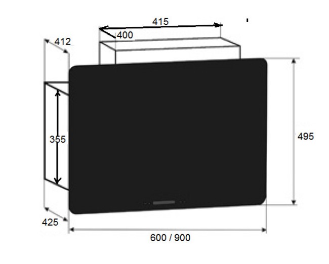 Каминная вытяжка Zigmund & Shtain K 286.91 B