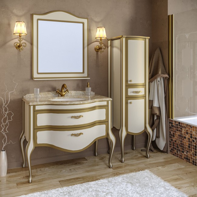 Тумба с раковиной Timo Ellen Plus 100 M-V 9001-G