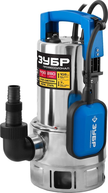 Насос дренажный Зубр НПГ-Т3-1100-С Насос дренажный Зубр НПГ-Т3-1100-С