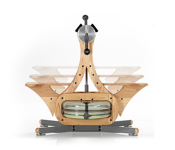 Гребной тренажер NOHrD WaterGrinder 14101 окрашенный ясень