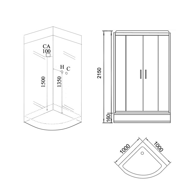 Душевая кабина Grossman GR141