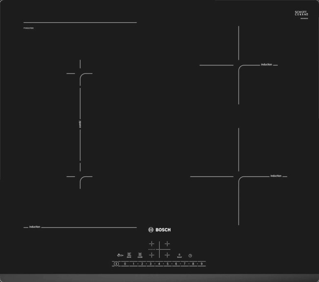 Встраиваемая индукционная варочная панель Bosch PVS631FB5E Встраиваемая индукционная варочная панель Bosch PVS631FB5E