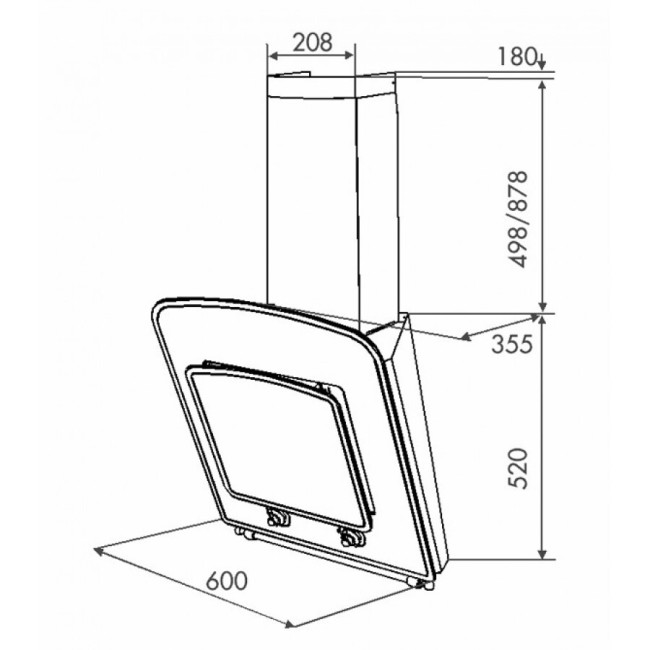 Каминная вытяжка ZorG Classic 750 60 M черный/релинг бронза Каминная вытяжка ZorG Classic 750 60 M черный/релинг бронза