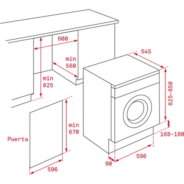 Встраиваемая стиральная машина Teka LSI5 1481 Встраиваемая стиральная машина Teka LSI5 1481