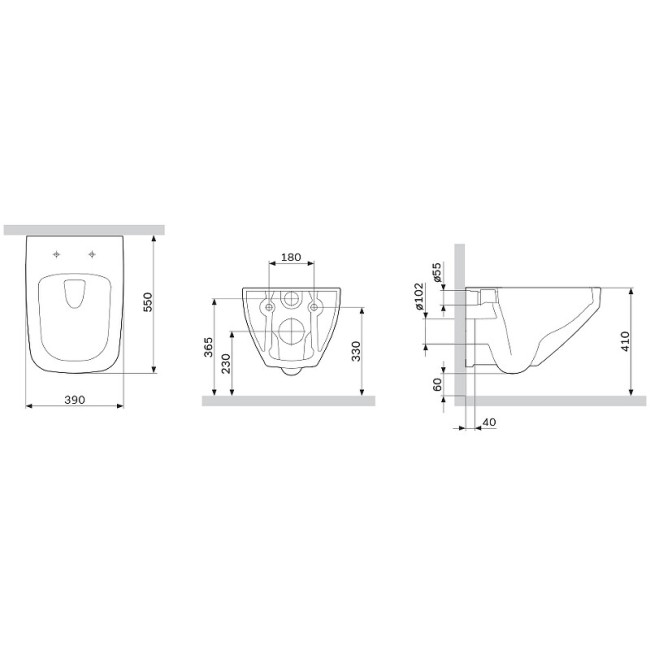 Унитаз подвесной AM.PM Inspire V2.0 (C50A1700MWSC)
