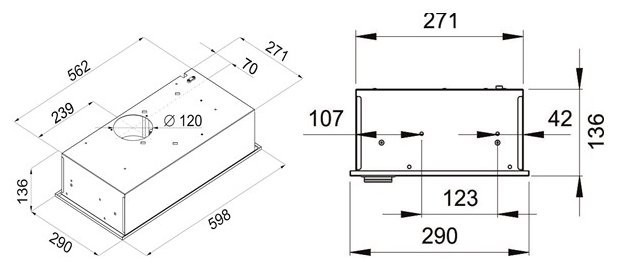 Встраиваемая вытяжка Maunfeld Crosby Rocky 60 белый Встраиваемая вытяжка Maunfeld Crosby Rocky 60 белый