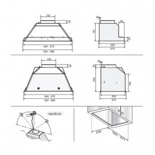 Встраиваемая вытяжка Zigmund & Shtain K 376.71 W