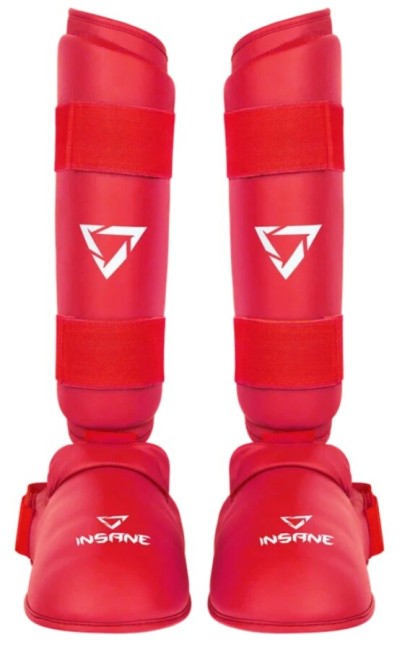 Защита голень-стопа Insane FERRUM IN22-SG200-K ПУ красный XS Защита голень-стопа Insane FERRUM IN22-SG200-K ПУ красный XS