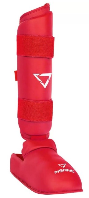 Защита голень-стопа Insane FERRUM IN22-SG200-K ПУ красный XS Защита голень-стопа Insane FERRUM IN22-SG200-K ПУ красный XS