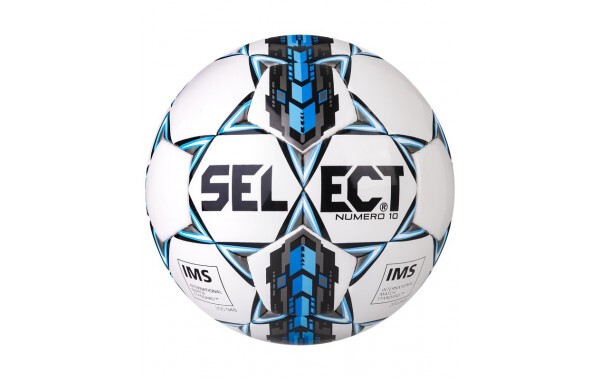 Футбольный мяч Select Numero 10 IMS (810508-102) белый/черный/синий/голубой