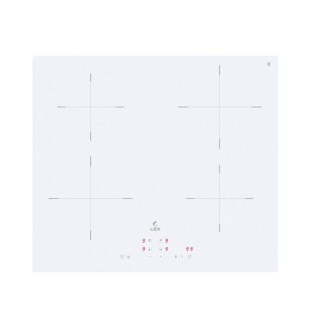 Встраиваемая индукционная варочная панель Lex EVI 640A WH