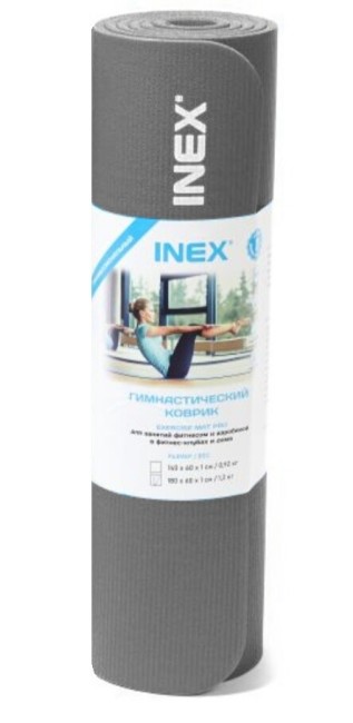 Гимнастический коврик INEX 140 серый (IN\RP-NBRM140\14-GY-RP) Гимнастический коврик INEX 140 серый (IN\RP-NBRM140\14-GY-RP)