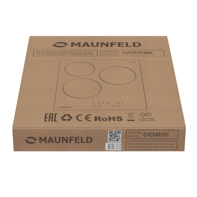 Встраиваемая электрическая варочная панель Maunfeld CVCE453BK