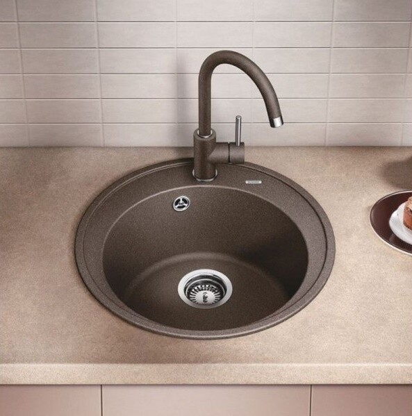 Кухонный комплект Blanco RIONA 45 Silgranit кофе (521401) + DARAS кофе (524185) 521401D2 Кухонный комплект Blanco RIONA 45 Silgranit кофе (521401) + DARAS кофе (524185) 521401D2