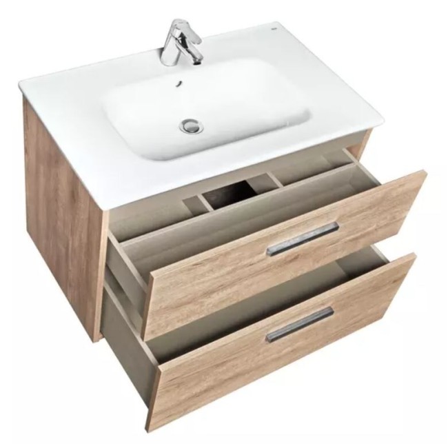 Тумба под раковину Roca Victoria 80 орех (A857470517) Тумба под раковину Roca Victoria 80 орех (A857470517)