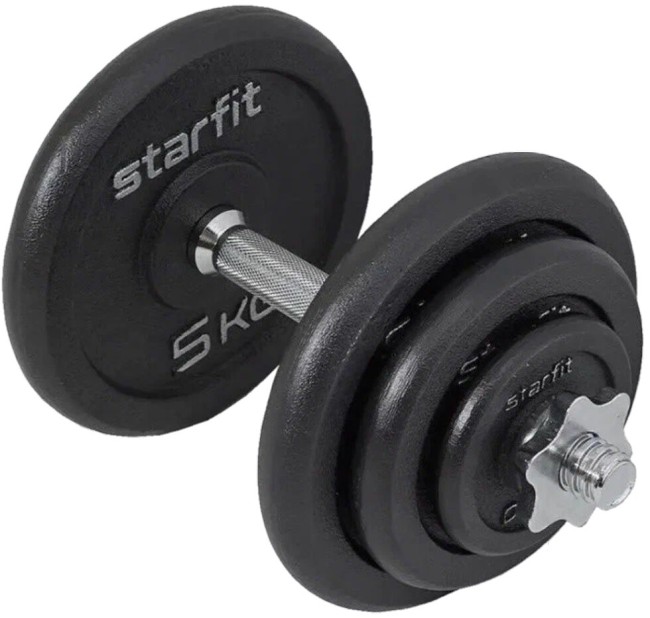 Гантель разборная Starfit DB-715 18 кг Гантель разборная Starfit DB-715 18 кг