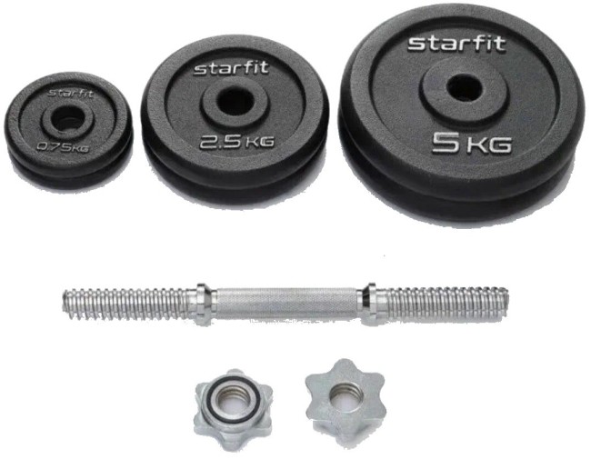 Гантель разборная Starfit DB-715 18 кг Гантель разборная Starfit DB-715 18 кг