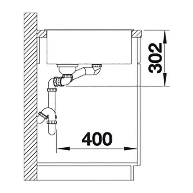 Кухонная мойка Blanco Axia III 6 S жасмин чаша слева (524648)