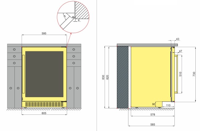 Винный шкаф Meyvel MV46PRO-KWT2