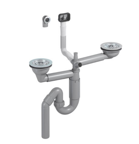 Сифон для мойки Prevex PL2-D9CR5-SANT-01