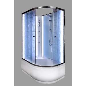 Душевая кабина Deto EM4512LNLED+GM