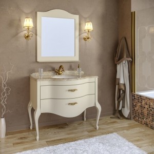 Тумба с раковиной Timo Ellen Plus 100 M-V avorio