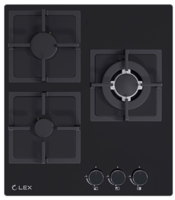 Встраиваемая газовая варочная панель Lex GVG 434 BBL