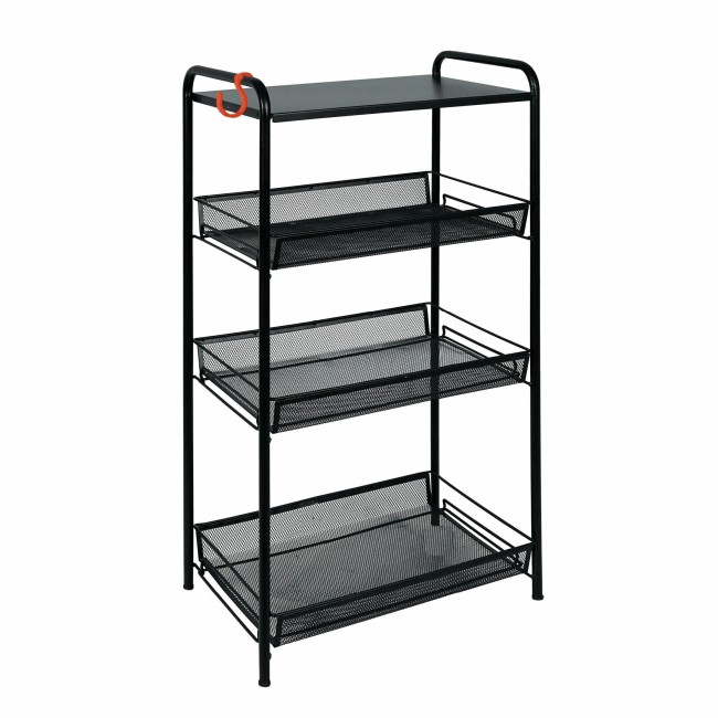 Этажерка ЗМИ Ладья 34С черный Э558 Ч