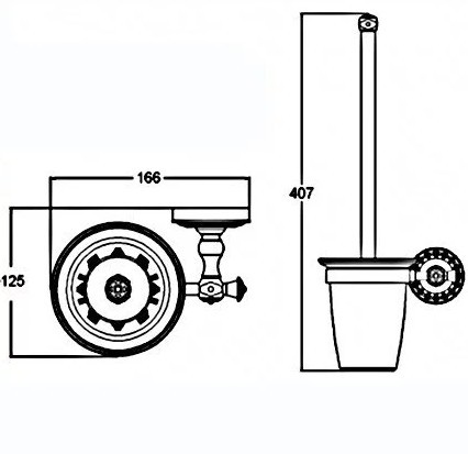 Ершик Bronze de Luxe Windsor K25010