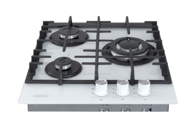 Встраиваемая газовая варочная панель Simfer H45L35W516 Встраиваемая газовая варочная панель Simfer H45L35W516