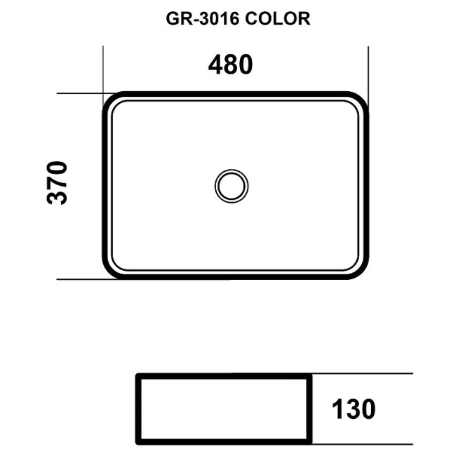 Раковина Grossman GR-3016BSM-21 Раковина Grossman GR-3016BSM-21