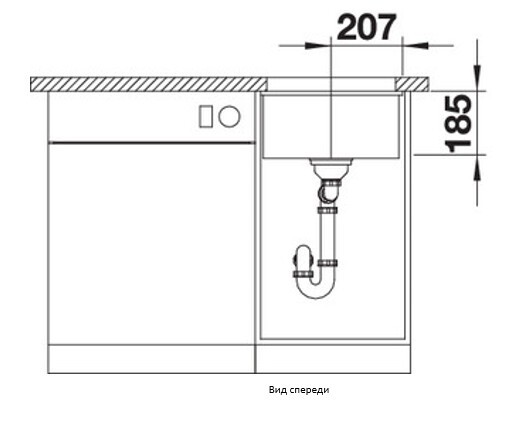 Кухонная мойка Blanco Subline 375-U керамика глянцевый белый б (516035) Кухонная мойка Blanco Subline 375-U керамика глянцевый белый б (516035)