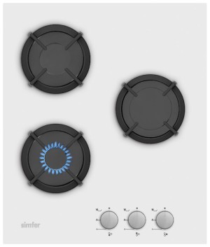 Встраиваемая газовая варочная панель Simfer H45N30W412