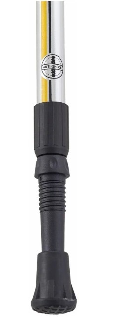 Скандинавские палки Berger Blade 2-секционные, 77-135 см, серебристый/желтый/черный Скандинавские палки Berger Blade 2-секционные, 77-135 см, серебристый/желтый/черный