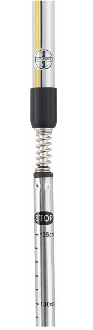 Скандинавские палки Berger Blade 2-секционные, 77-135 см, серебристый/желтый/черный Скандинавские палки Berger Blade 2-секционные, 77-135 см, серебристый/желтый/черный