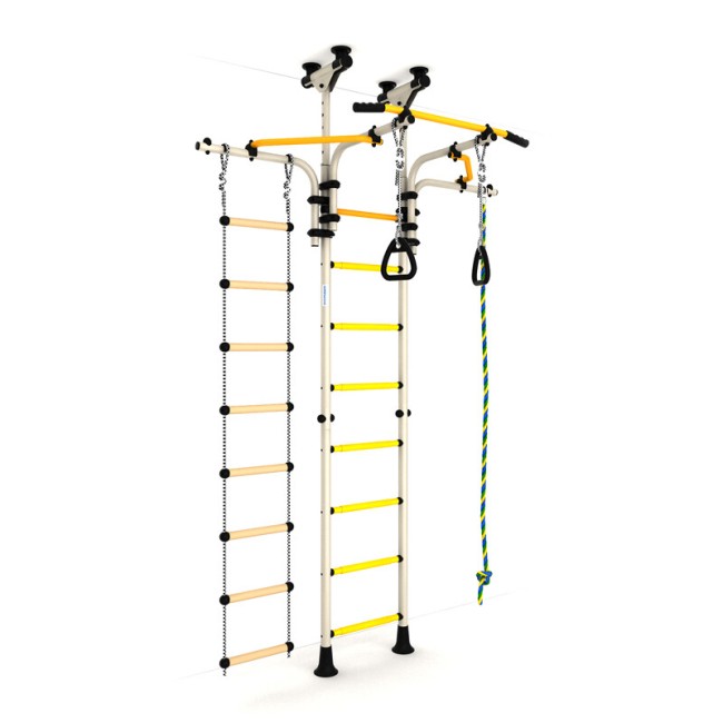 Шведская стенка Romana Карусель R5 белый/антик/золото