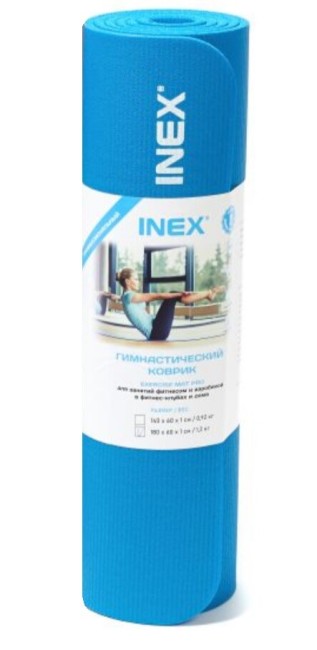 Гимнастический коврик INEX 140 синий (IN\RP-NBRM140\14-BL-RP) Гимнастический коврик INEX 140 синий (IN\RP-NBRM140\14-BL-RP)