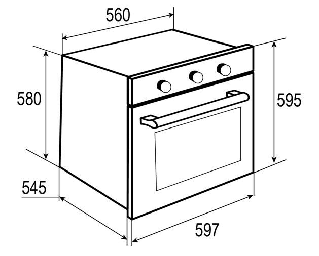 Встраиваемый электрический духовой шкаф Zigmund & Shtain EN 118.511 B