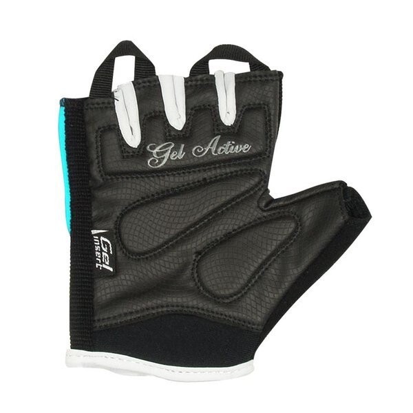 Перчатки для фитнеса Starfit SU-111 черный/белый/голубой S Перчатки для фитнеса Starfit SU-111 черный/белый/голубой S