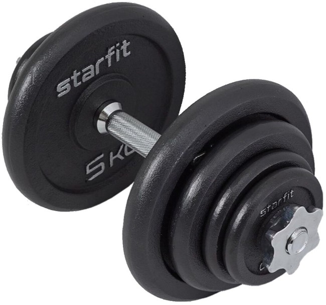Гантель разборная Starfit DB-715 20 кг Гантель разборная Starfit DB-715 20 кг