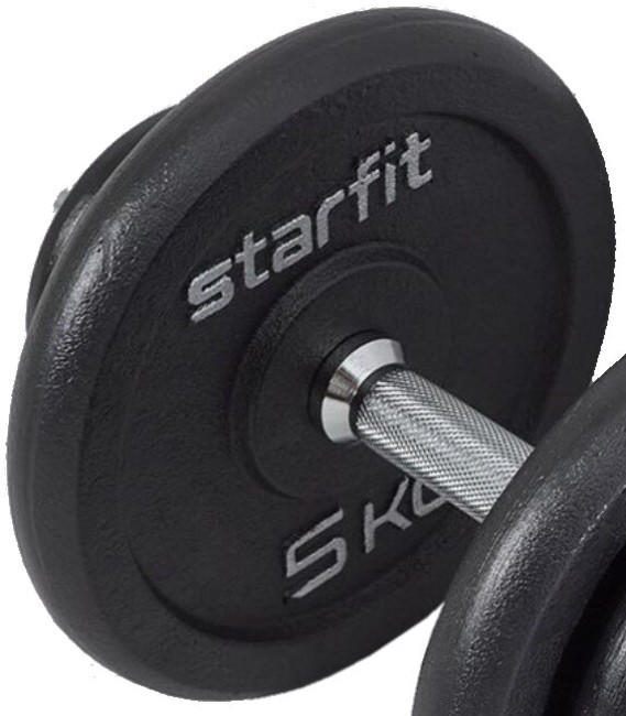 Гантель разборная Starfit DB-715 20 кг Гантель разборная Starfit DB-715 20 кг