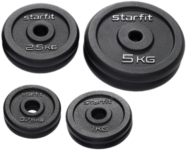 Гантель разборная Starfit DB-715 20 кг Гантель разборная Starfit DB-715 20 кг