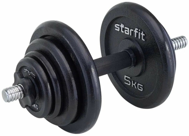 Гантель разборная Starfit DB-715 20 кг Гантель разборная Starfit DB-715 20 кг