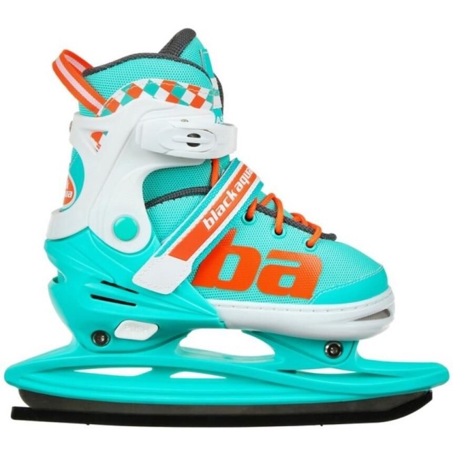 Коньки Black Aqua AS-408 мятный/оранжевый 27-30 Коньки Black Aqua AS-408 мятный/оранжевый 27-30