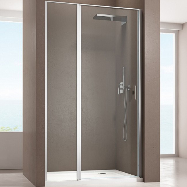 Душевая дверь ALLEN BRAU PRIORITY 1000мм серое, хром (3.31004.00G)