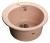 Кухонная мойка GranFest Rondo круглая GF-R450 светло-розовый Кухонная мойка GranFest Rondo круглая GF-R450 светло-розовый