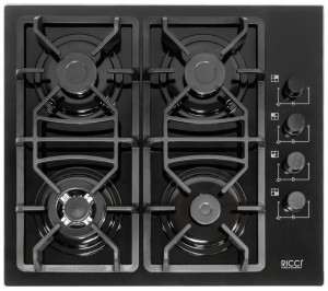 Встраиваемая газовая варочная панель Ricci RGN-670BL Встраиваемая газовая варочная панель Ricci RGN-670BL