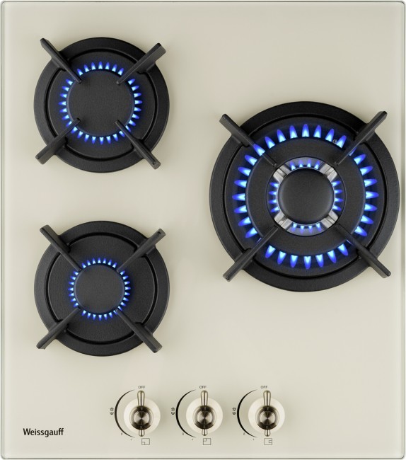 Встраиваемая газовая варочная панель Weissgauff HGG 451 BeGh Встраиваемая газовая варочная панель Weissgauff HGG 451 BeGh